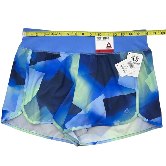 Reebok Women’s Blue Evolution Short Size S L XL 3XL - Picture 8 of 10